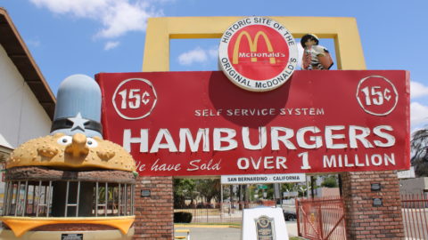 San Bernardino McDonald's sign