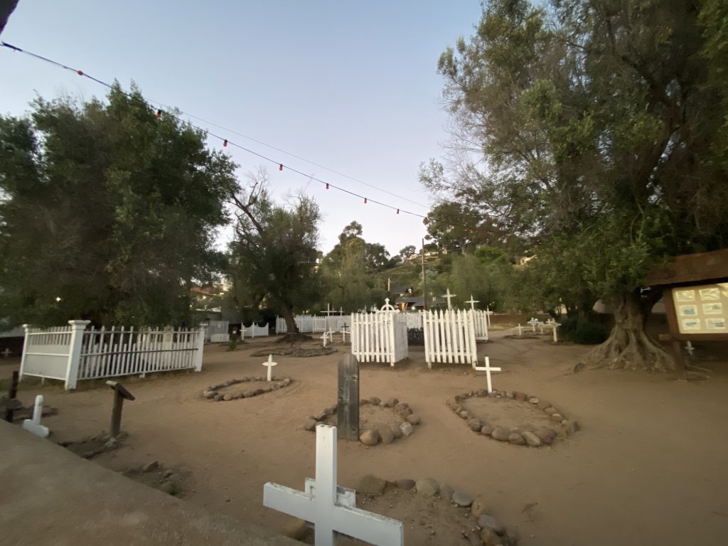 Image of El Santo Campo cemetery in Old Town, San Diego